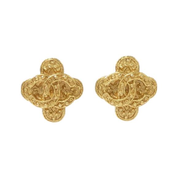 CHANEL Gold Earrings - Picture 1 of 4